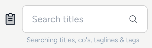 search titles